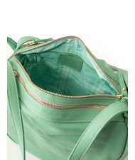 LESAC TRIO  Hammered leather satchel backpack green - Women’s Bags - 8