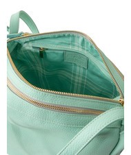 LESAC TRIO  Hammered leather satchel backpack light aqua green - Women’s Bags - 8