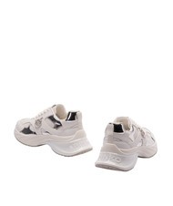 PINKO ARIEL Sneakers with mirror details white/silver - Women’s shoes - 4