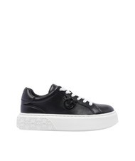PINKO YOKO Leather platform sneakers black limousine - Women&rsquo;s shoes - 2