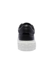 PINKO YOKO Leather platform sneakers black limousine - Women&rsquo;s shoes - 4
