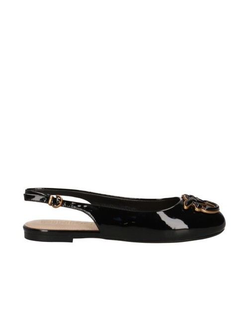 MAGGY Sling-back shiny ballerinas black limousine - Women&rsquo;s shoes