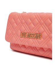 LOVE MOSCHINO QUILTED Small shoulder bag coral - Women’s Bags - 3