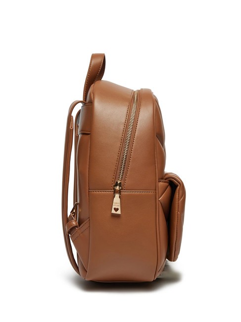 GEOMETRIC Backpack with pocket camel - Women’s Bags