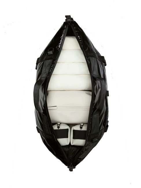 SIBU WEEKEND Waterproof duffel bag with shoulder strap black - Duffle bags