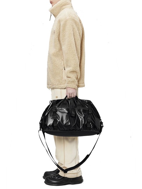 SIBU WEEKEND Waterproof duffel bag with shoulder strap black - Duffle bags