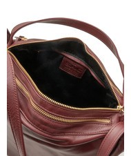 LESAC TRIO Nappa leather satchel backpack dark burgundy - Women’s Bags - 8