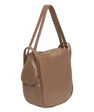 LESAC TRIO Nappa leather satchel backpack brown - Women’s Bags - 3