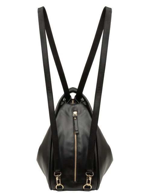 TRIO Nappa leather satchel backpack black19 - Women’s Bags