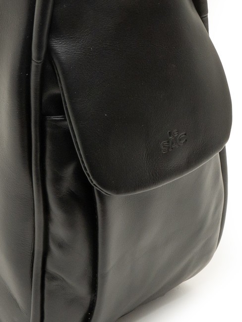 TRIO Nappa leather satchel backpack black19 - Women’s Bags