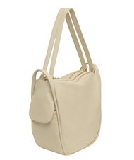LESAC TRIO Nappa leather satchel backpack cream - Women’s Bags - 3