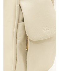 LESAC TRIO Nappa leather satchel backpack cream - Women’s Bags - 7