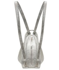 LESAC TRIO Metallic leather satchel backpack silver - Women&rsquo;s Bags - 2