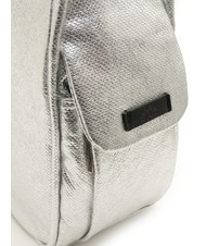 LESAC TRIO Metallic leather satchel backpack silver - Women&rsquo;s Bags - 7