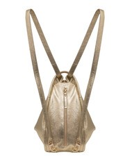 LESAC TRIO Metallic leather satchel backpack gold - Women&rsquo;s Bags - 2