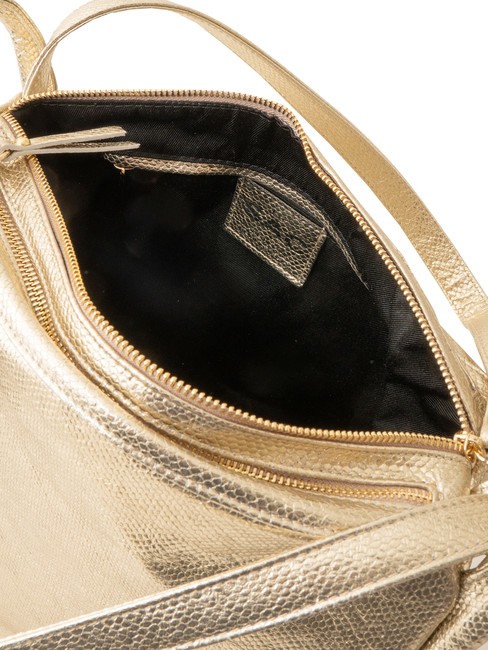 TRIO Metallic leather satchel backpack gold - Women&rsquo;s Bags
