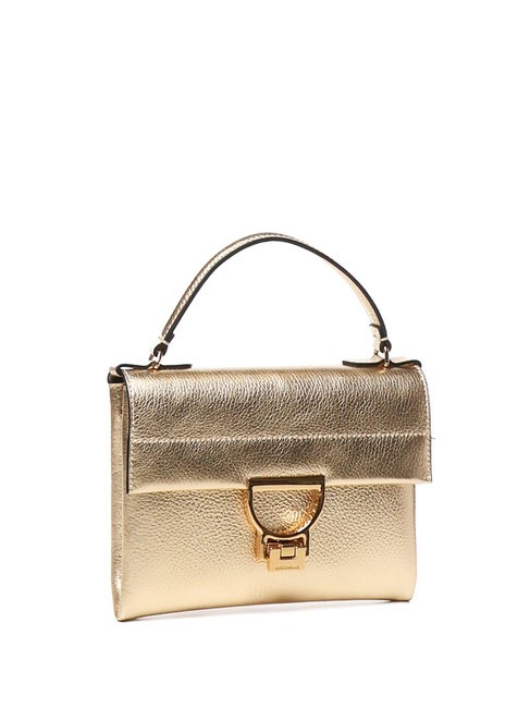 ARLETTIS Textured leather mini bag golden - Women&rsquo;s Bags