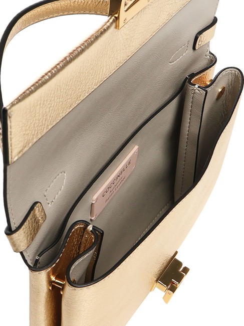 ARLETTIS Textured leather mini bag golden - Women&rsquo;s Bags