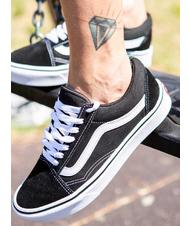 VANS OLD SKOOL sneakers black / white - Unisex shoes - 8