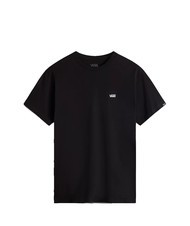 VANS LEFT CHEST LOGO  Cotton T-Shirt black / white - T-shirt - 3