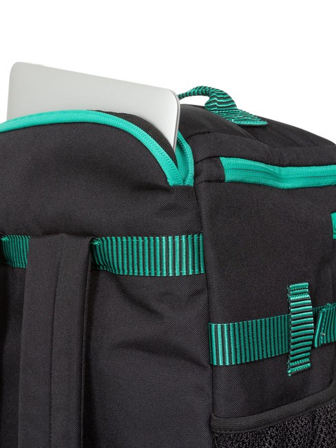 CARRY PACK 17" laptop backpack contrast stripe black - Backpacks & School and Leisure