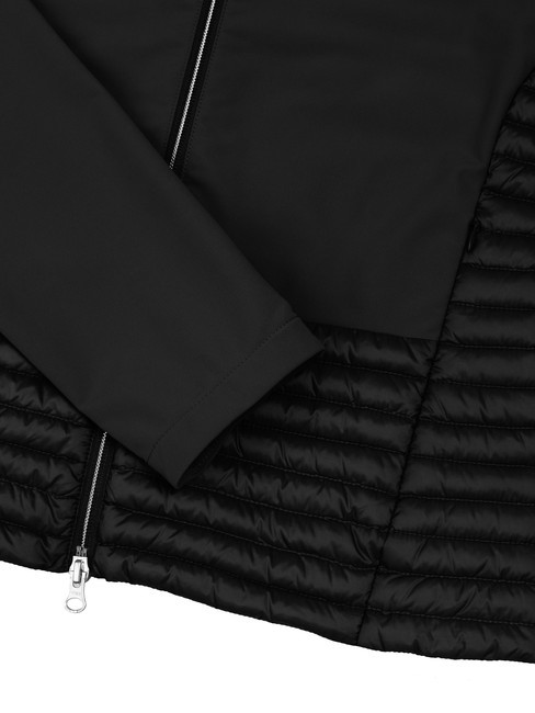 ARKELL Lightweight down jacket with hood black - Women's down jackets