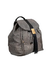 BORBONESE FOLD  Medium backpack OP / NATURAL / BLACK - Women’s Bags - 2