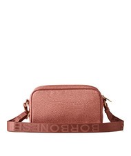 BORBONESE CAMERA CASE SMALL ECO LINE Mini shoulder bag, in fabric lipstick - Women&rsquo;s Bags - 3