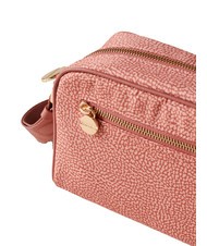 BORBONESE CAMERA CASE SMALL ECO LINE Mini shoulder bag, in fabric lipstick - Women&rsquo;s Bags - 4