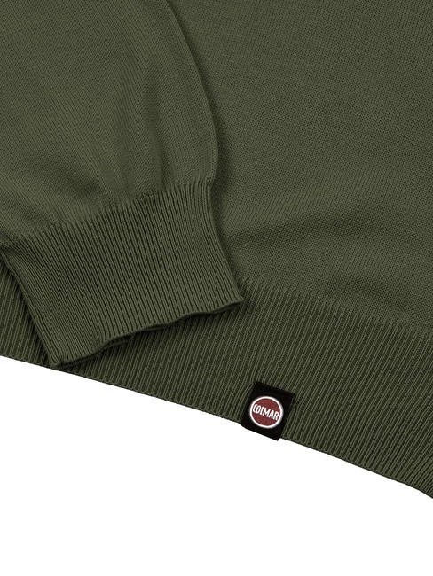 EXPLORING Cotton crew neck sweater botanical - Men's Sweaters