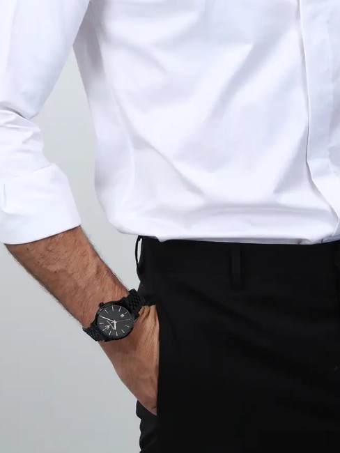 EPOCA Watch with date display Black - Watches