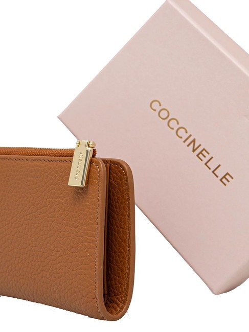 METALLIC SOFT Small leather wallet skin - Women&rsquo;s Wallets