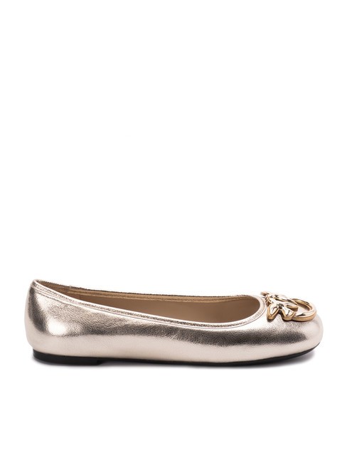 GIOIA  Leather ballerinas silver - Women’s shoes