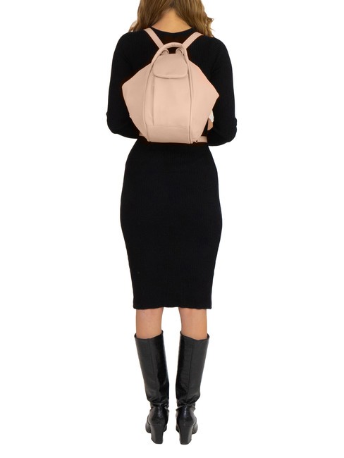 TRIO  Hammered leather satchel backpack rose - Women’s Bags