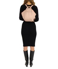 LESAC TRIO  Hammered leather satchel backpack rose - Women’s Bags - 6