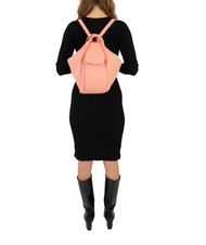 LESAC TRIO  Hammered leather satchel backpack antique pink - Women’s Bags - 5