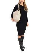 LESAC TRIO Nappa leather satchel backpack ice - Women’s Bags - 4