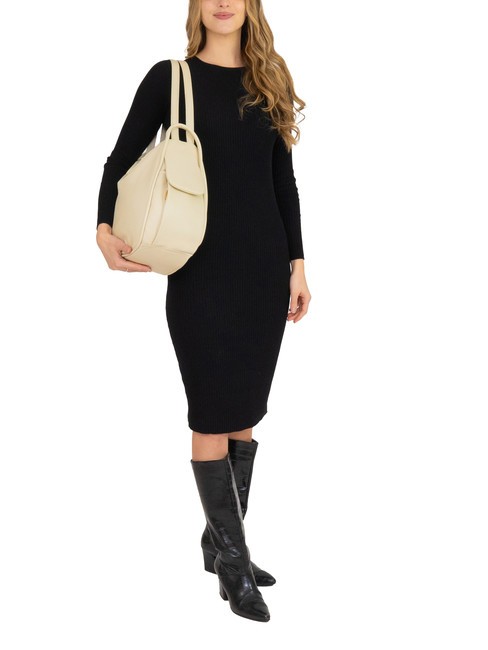 TRIO Nappa leather satchel backpack cream - Women’s Bags