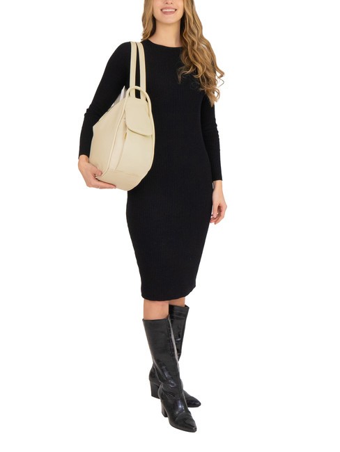 TRIO Nappa leather satchel backpack cream - Women’s Bags