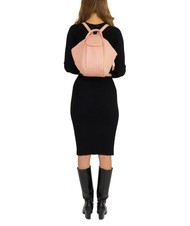 LESAC TRIO Nappa leather satchel backpack powder pink - Women’s Bags - 5