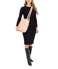 LESAC TRIO Nappa leather satchel backpack powder pink - Women’s Bags - 6