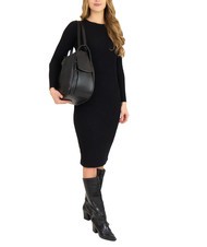 LESAC TRIO Nappa leather satchel backpack black19 - Women’s Bags - 4