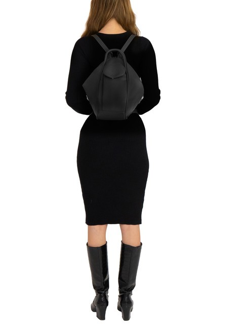 TRIO Nappa leather satchel backpack black19 - Women’s Bags