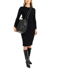 LESAC TRIO Nappa leather satchel backpack black19 - Women’s Bags - 6