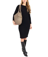 LESAC TRIO Nappa leather satchel backpack mud - Women’s Bags - 4
