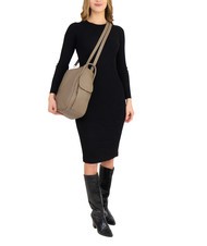 LESAC TRIO Nappa leather satchel backpack mud - Women’s Bags - 6