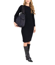 LESAC TRIO St. Cocco Leather Sack Backpack black26 - Women’s Bags - 4