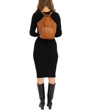 LESAC TRIO  Hammered leather satchel backpack leather25 - Women’s Bags - 6