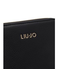LIUJO CALIWEN Medium zip around wallet BLACK - Women’s Wallets - 3