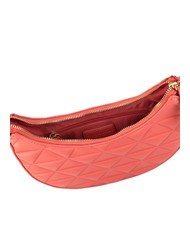 TOSCA BLU ADELE Crescent shoulder bag CORAL - Women’s Bags - 3